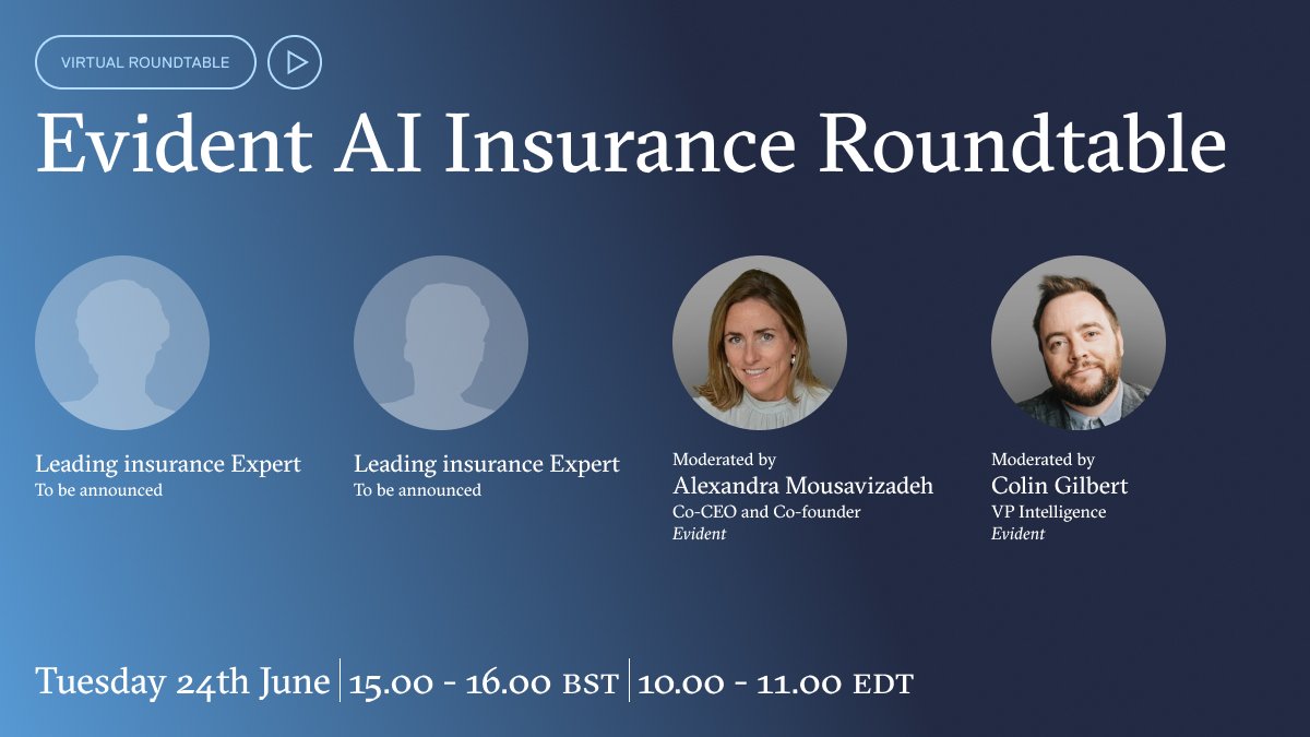 Evident AI Insurance Roundtable