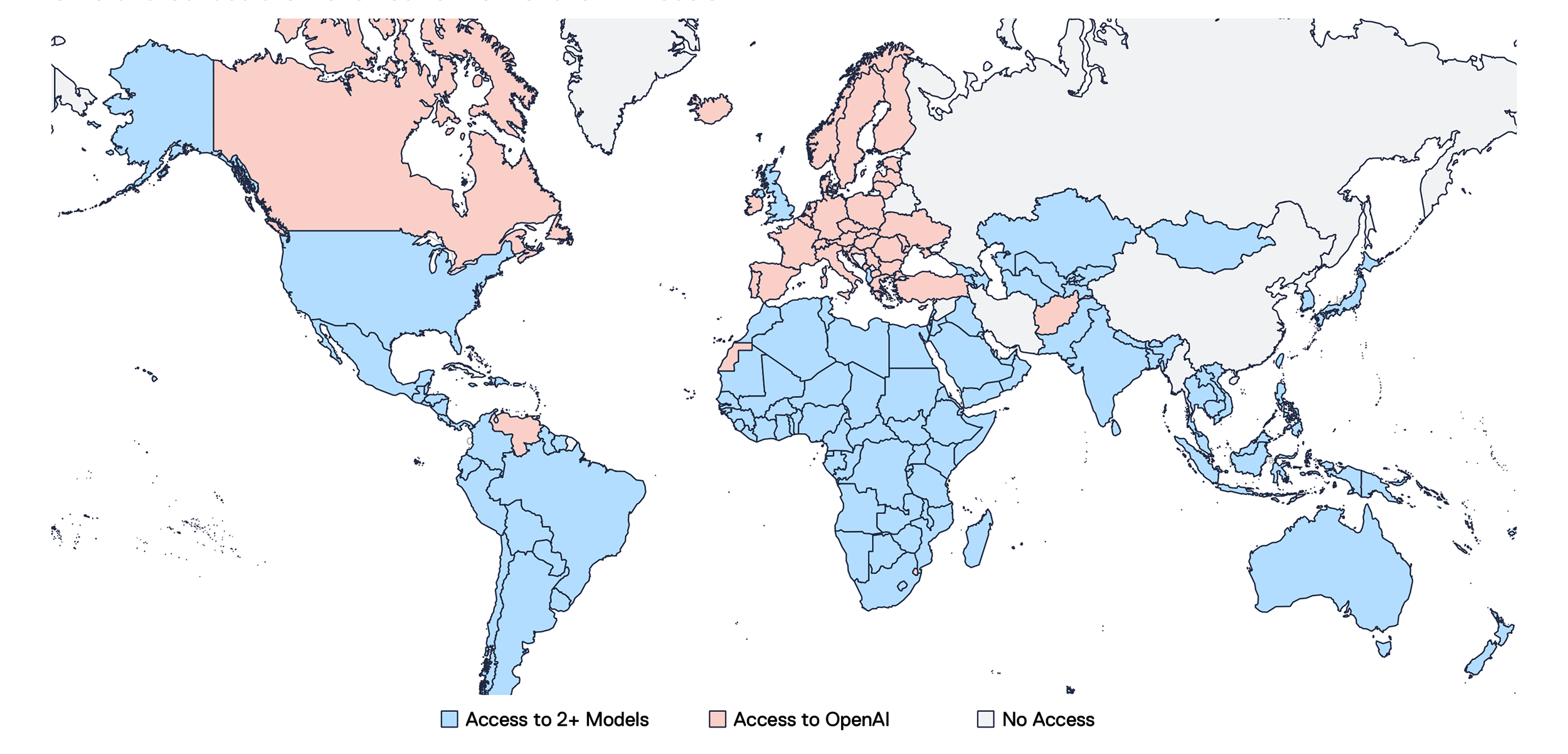 The EU and Canada are frozen out of non-ChatGPT models