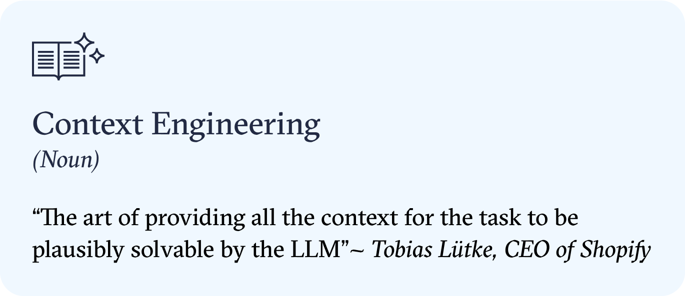 Definition of context engineering